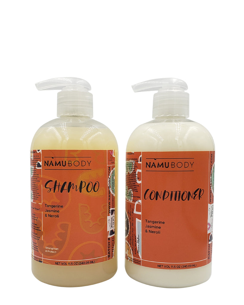 Namu Body Tangerine Jasmine Neroli Shampoo and Conditioner Duo 12 oz (each)