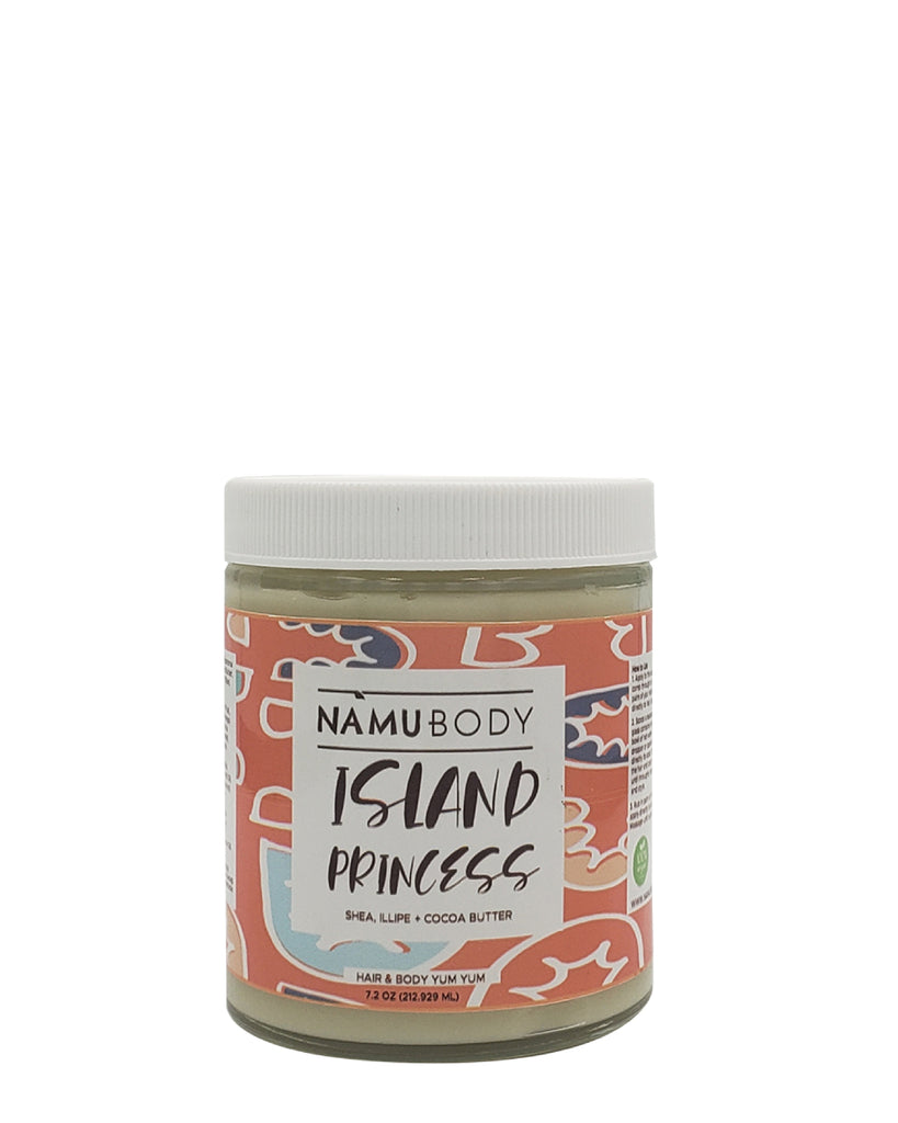 NaMu Body Island Princess Whipped Hair and Skin Moisturizer 6.8 oz