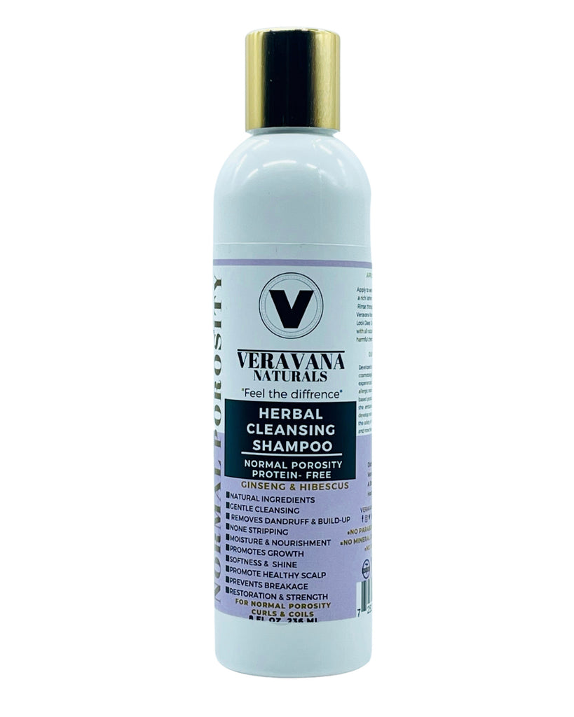 Veravana Naturals Herbal Cleansing Shampoo for Normal Porosity Hair 8 oz